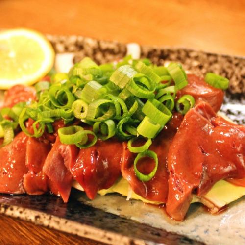 [Recommended] Horse liver sashimi