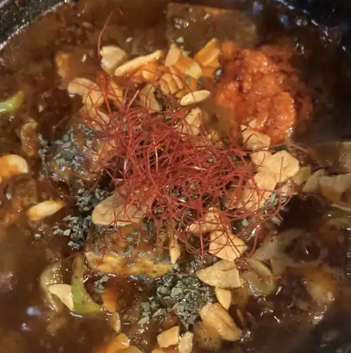 土鍋ラムカレー麻婆豆腐