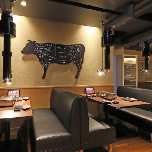 We have a large number of spacious box seats.As it is a yakiniku restaurant, the ventilation inside the restaurant is perfect!