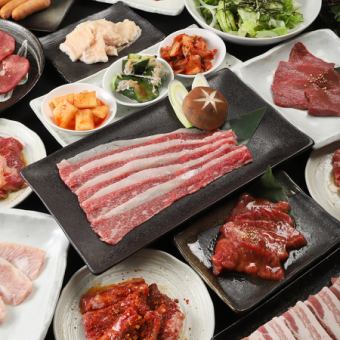 ◎Great value course [Full of stamina! All-you-can-eat Yakiniku] 4280 yen including tax