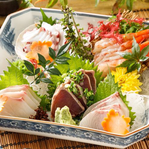 お刺身盛り合わせ「上」（５点）