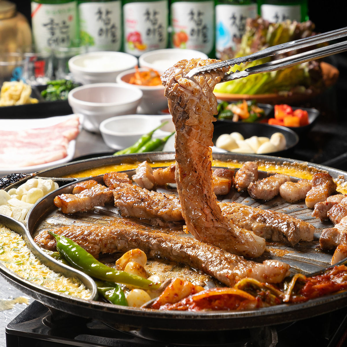 無限量供應烤五花肉和無限量飲料！ 4380日元
