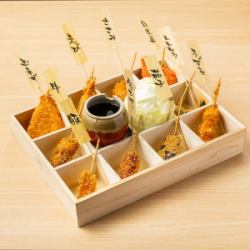 串カツ盛り合わせ（5本）