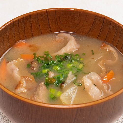 Kyoto-style white miso pork soup