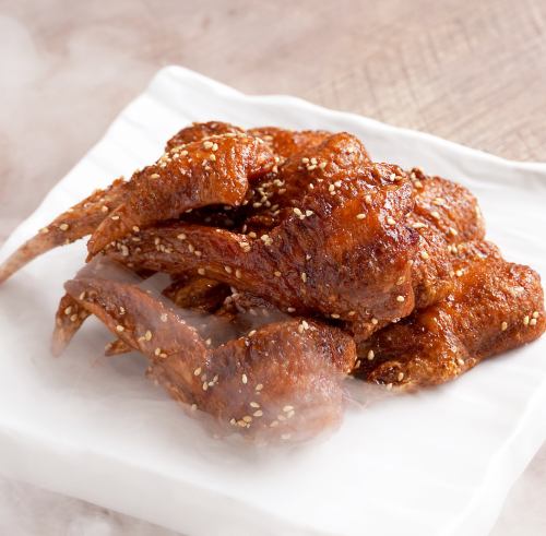 Hie Teba (fried cold chicken wings)