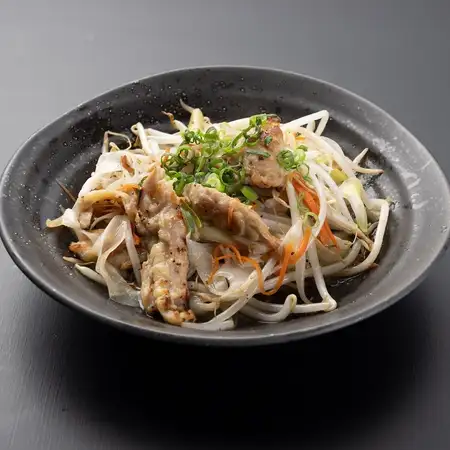 せせりのネギ塩炒め