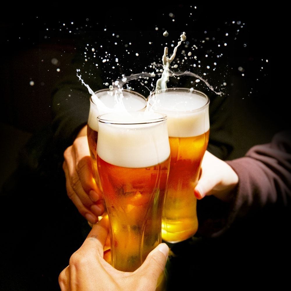 Available only after 10 PM! Our after-party plan is a reasonable 2250 yen for 90 minutes of all-you-can-drink.