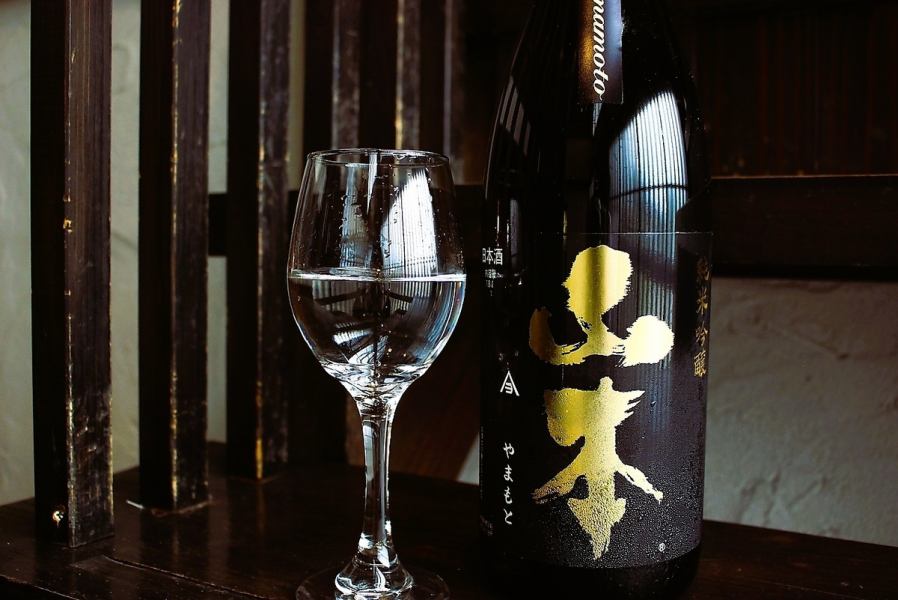 日本酒は限定流通物のみ！秋田県内の地酒をご用意