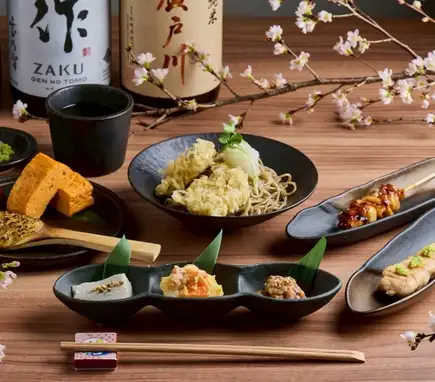 2-hour all-you-can-drink included [Standard Soba Course] A course featuring appetizers and yakitori unique to a soba restaurant, followed by soba noodles to finish.