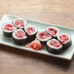 こくうま極太鉄火巻★マグロの希少部位、頭肉と天身を使ったとろとろの鉄火巻