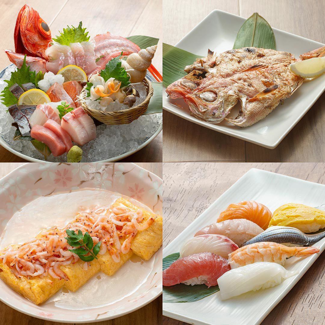 鮮度抜群の刺身、旬の桜海老、お寿司、海鮮食べるなら志な乃亭★