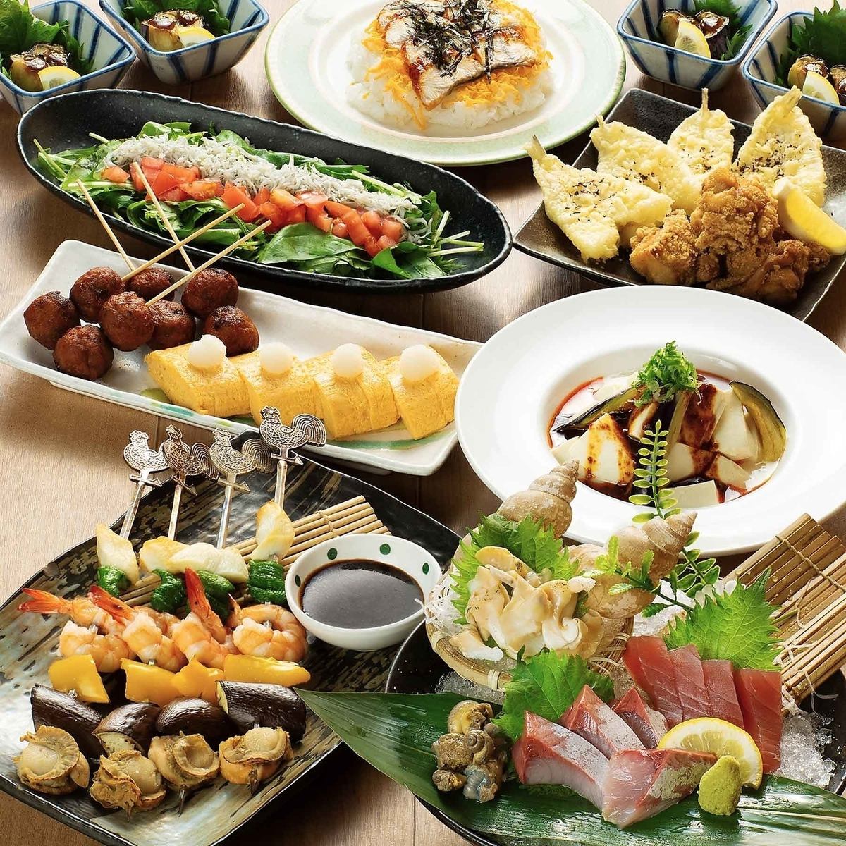 野田阪神で海鮮居酒屋といえば志な乃亭★夏の飲み放題プラン4000円～★70名迄、貸切OK