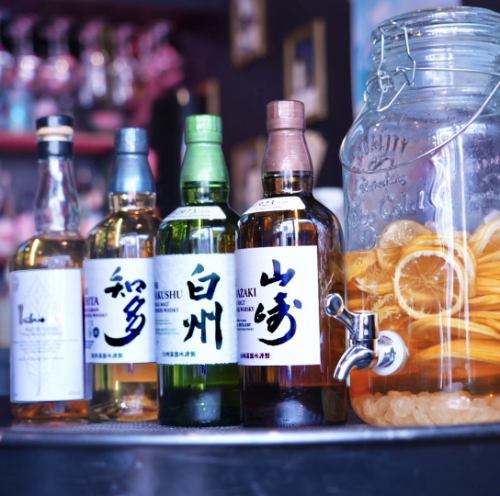 豊富なお酒の取り揃え