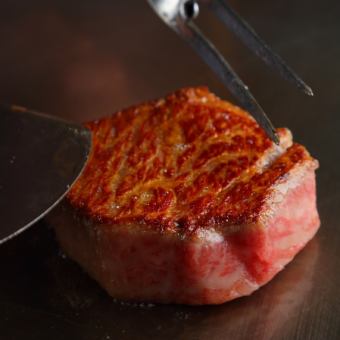 Lunch limited course 6,000 yen (tax included) Enjoy specially selected A5 rank steak