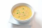 Corn soup with chicken/tomato and egg soup