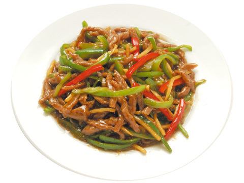 Blue pepper meat