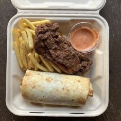 テイクアウト限定BOX ~ブリトーにフライドチキン&ポテトフライ~