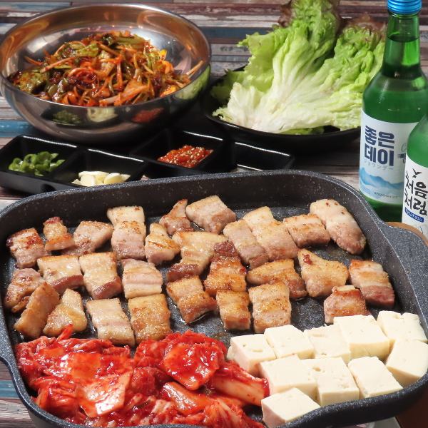 술에도 맞는 한국 요리도 풍부하게 준비◎