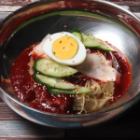 Bibimbap cold noodles with homemade sauce