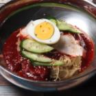 Bibimbap cold noodles with homemade sauce