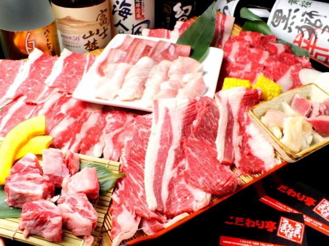 ≪70种烤肉≫ 烤肉自助餐＆冰淇淋自助餐 3000日元 → 2700日元（含税）