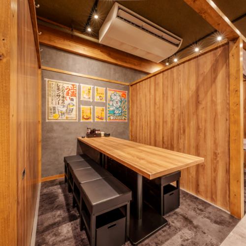 風情ある個室席も魅力●