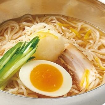 Cold noodles with yuzu miso