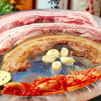 All-you-can-eat!!! [All-you-can-eat samgyeopsal course with all-you-can-drink alcohol] 4500 yen♪