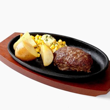 Domestic beef hamburger steak