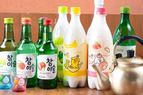 燒酒等各種酒類