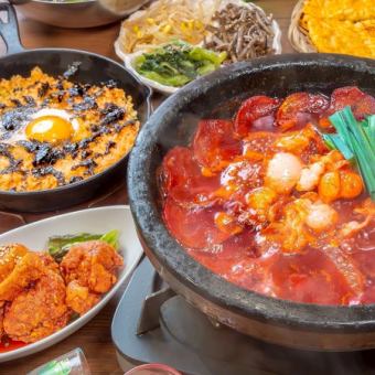 【コプチャンチョンゴルコース】生ビールもOK！2時間飲み放題★7品5000円→クーポン利用で4700円