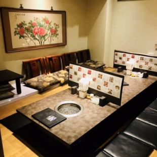 Large seats for digging otatsu are very active at various banquets! Large groups of more than 20 people can be accommodated ♪