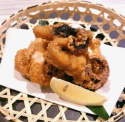 タコのからあげ/わかさぎの天ぷら　各