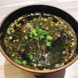 アカモクスープ