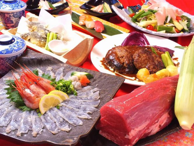 <料理のみ>かなで料理長の旬の食材を使用したオリジナルフルコース4500円
