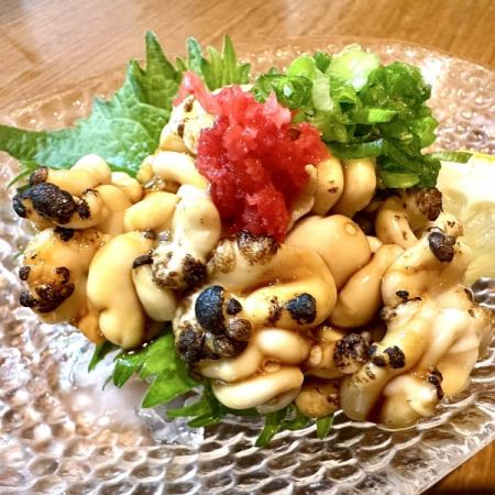 真鱈白子醤油炙り