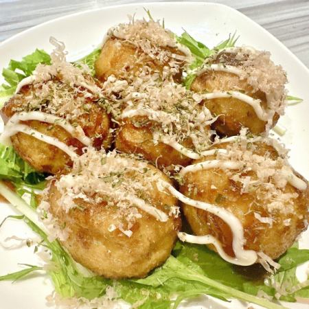 揚げたこ焼き