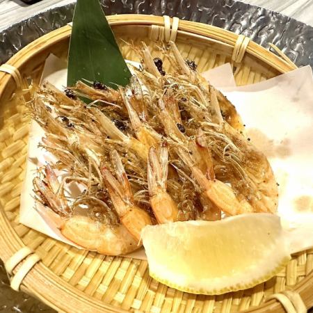 白海老の素揚げ