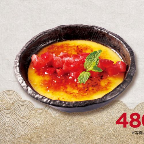 딸기와 크림 브뤼레