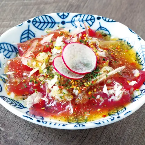 マグロのカルパッチョ　