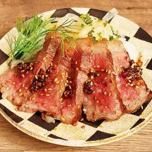 阿波黒牛のイチボ焼き