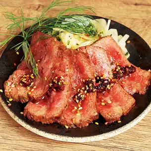 阿波黒牛の上バラ焼き