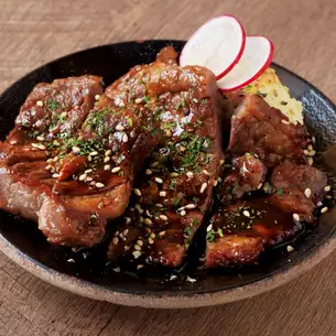 厚切りカルビ焼き