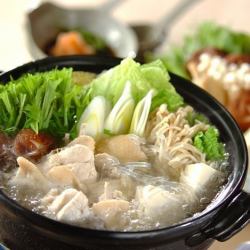 地鶏水炊き鍋