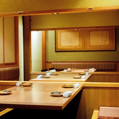 本格高級和食完全個室完備に店内で豊富なバリエーション