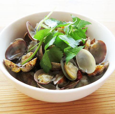 八海山アサリ酒蒸し