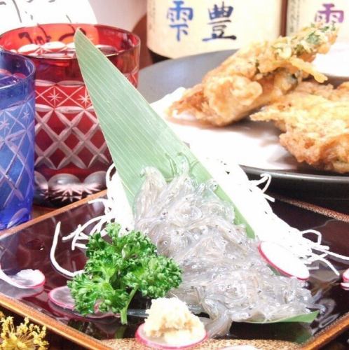 絶品☆湘南の旬の味　朝どれ生しらす