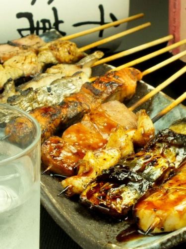 【たまりば名物！】魚の串焼き盛り合わせ　〈10本〉