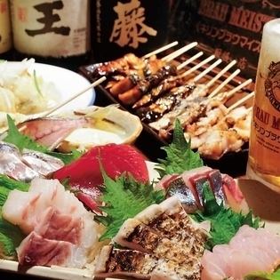 【たまりばお手軽コース】おすすめ 4品＋飲み放題付き 6000円（税込）クーポン利用で5000円に♪