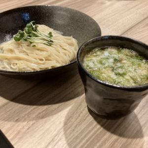 Thick and creamy aosa tsukemen-style cold noodles